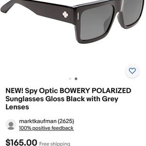 Brand new spy Bowery sunglasses